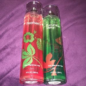 2 bath and body works fine fragrance mist
